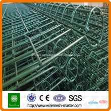 PVC coated double circle/double loop/double lap welded wire mesh fence